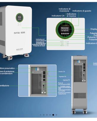 Centrale elettrica 5 kw inverter 5 kwh accumulo