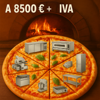 Attrezzature per ristorante chiavi in mano 8 pz