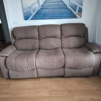 Divano 3 posti con 2 Recliner 