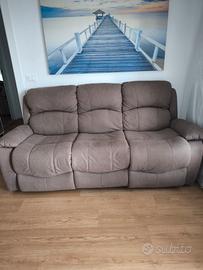 Divano 3 posti con 2 Recliner 