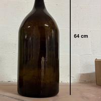 Bottiglione vetro alto 64 cm