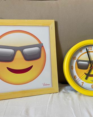 Orologio e cornice da parete per camera