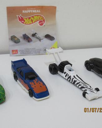 HOT WHEELS gadgets Mc Donald - lotto 4 auto, metal