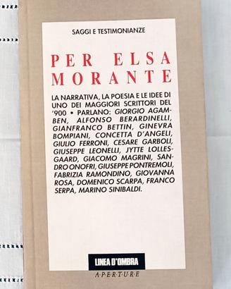 Libro "Per Elsa Morante" di autori vari