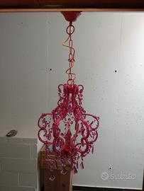 Lampadario chandelier rosa Maison du Monde – Stile