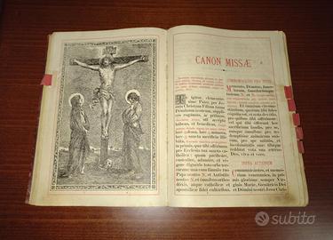 ANTICO MESSALE ROMANO S. PIO V RITO TRIDENTINO