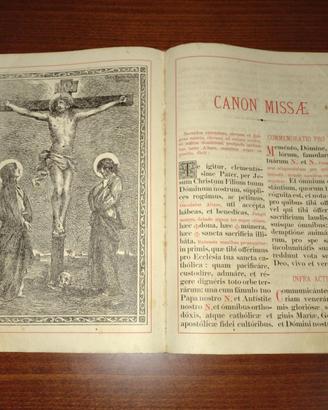 ANTICO MESSALE ROMANO S. PIO V RITO TRIDENTINO