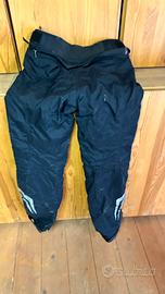 Pantalone moto impermeabile con protezioni