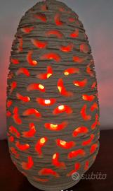 Lampada in pietra leccese