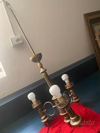 Lampadario a tre luci