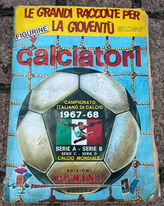 Album calciatori panini 1967/68 incompleto