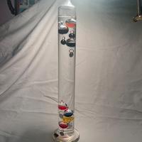 Termometro Galileo vetro 43cm elegante vintage