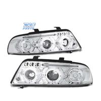 FARI AUDI A4 B5 99-00 ANGEL EYES LED CROMATI