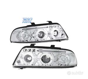 FARI AUDI A4 B5 99-00 ANGEL EYES LED CROMATI