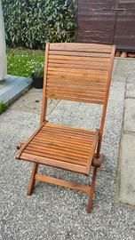 Sedie in legno
