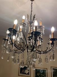 Lampadario cristallo a goccia