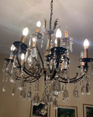 Lampadario cristallo a goccia