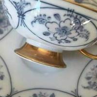 A complete set of ceramic coffee cups