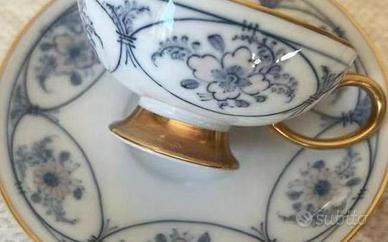 A complete set of ceramic coffee cups