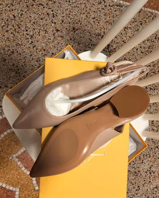 scarpe frux slingback sally pelle taupe n 37