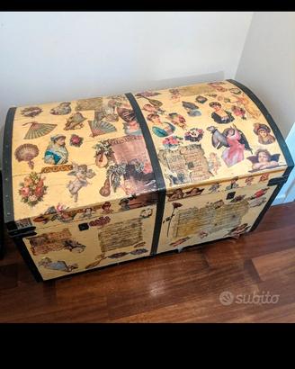 Baule cassapanca vintage 