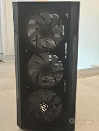 MSI MAG FORGE M100R Mini-Tower PC Case (4 ventole)