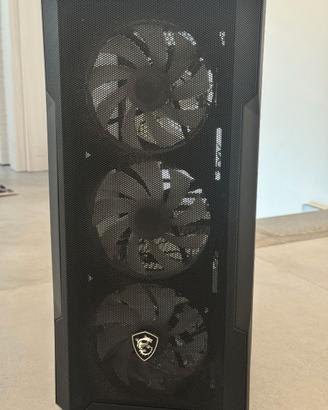 MSI MAG FORGE M100R Mini-Tower PC Case (4 ventole)