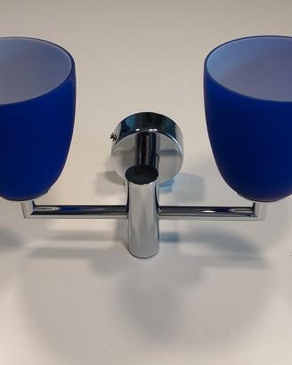 Lampada parete Fontana Arte mod. 006/2 blu