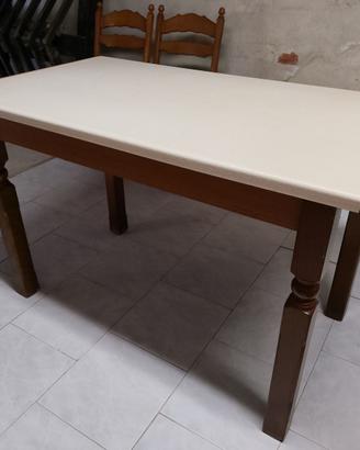 tavolo cucina con 6 sedie