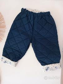 Pantaloni imbottiti blu