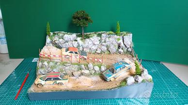 diorama relly 1\43 con 3 modellini