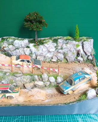 diorama relly 1\43 con 3 modellini