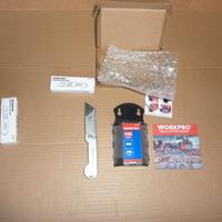 Cutter inox e dispenser con 100 lame Workpro