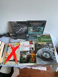Lotto 7 libri animali selvatici