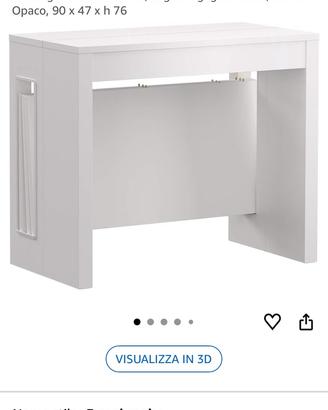 Tavolo console allungabile