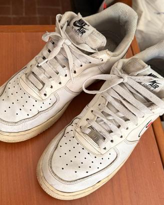 Nike Air Force 1 --- Low Multi‑Swoosh White ---