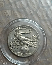 20 Centesimi 1919 – Regno d’Italia – Tipo “Libertà