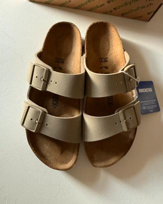 Birkenstock Arizona faded khaki 38 nuove