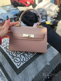 mini bag in pelle