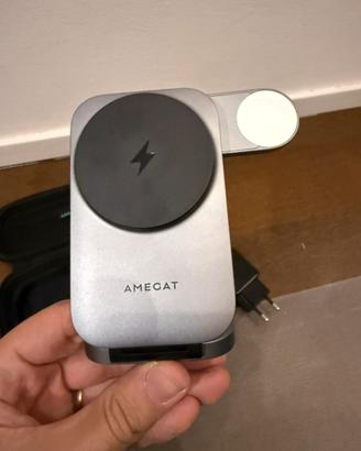 Caricatore iPhone 3 in 1 MagSafe AMEGAT