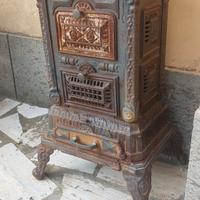 stufa a legna vintage