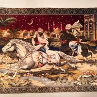 Arazzo vintage a tema Arabian Nights in velluto