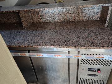 tavolo refrigerato per pizzeria MT 3,00 4 sportell