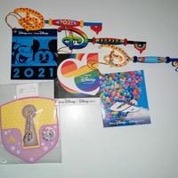 Lotto Chiavi DISNEY STORE + Mini Spilla PAPERINA