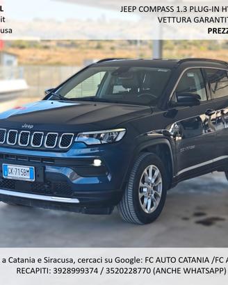 Jeep Compass 1.3 T4 PHEV LIMITED 2022 - IVA DEDUCI