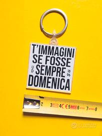Portachiavi Udinese Calcio 1896 Sempre Domenica