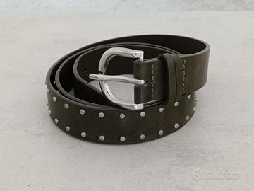 cintura verde con piccole borchie