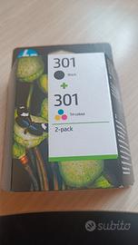 Cartucce HP 301 black e tricolor