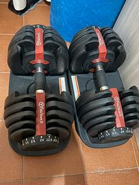 Coppia Manubri Regolabilj 2,5-24kg con basi