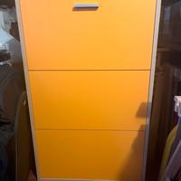 Scarpiera slim salvaspazio in legno